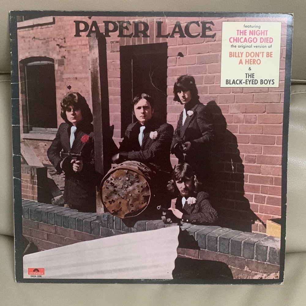 Paper Lace Self Titled - LP Record Vinyl Album 12"